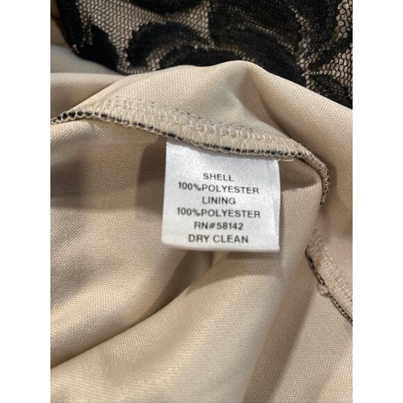 Black Lace Dress Sleeveless Sheath Cutout Cocktail Party Elegant‎ Women' s 4 - Picture 9 of 9